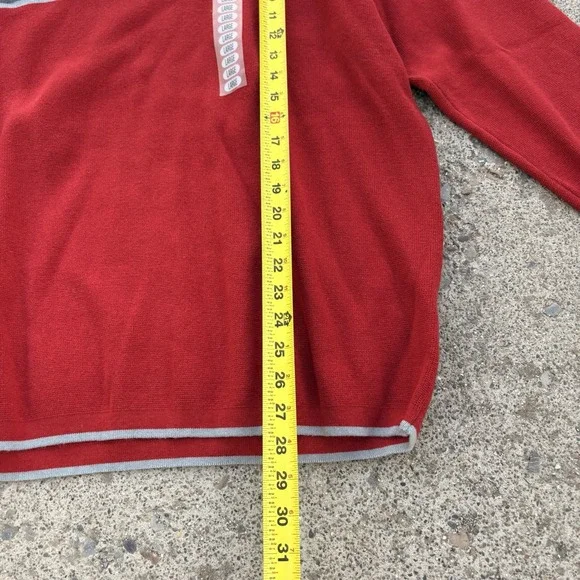 Geoffrey Beene Men Long Sleeve Pullover Sweater x2 Shirt Color Red Mulberry NWT - Picture 4 of 8